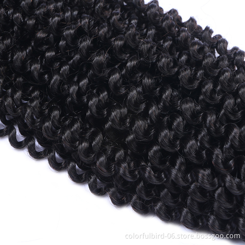 Free Sample Grade 8A Kinky Curly Cuticle Aligned human hair 4*4 closure HD lace Afro human hair extension